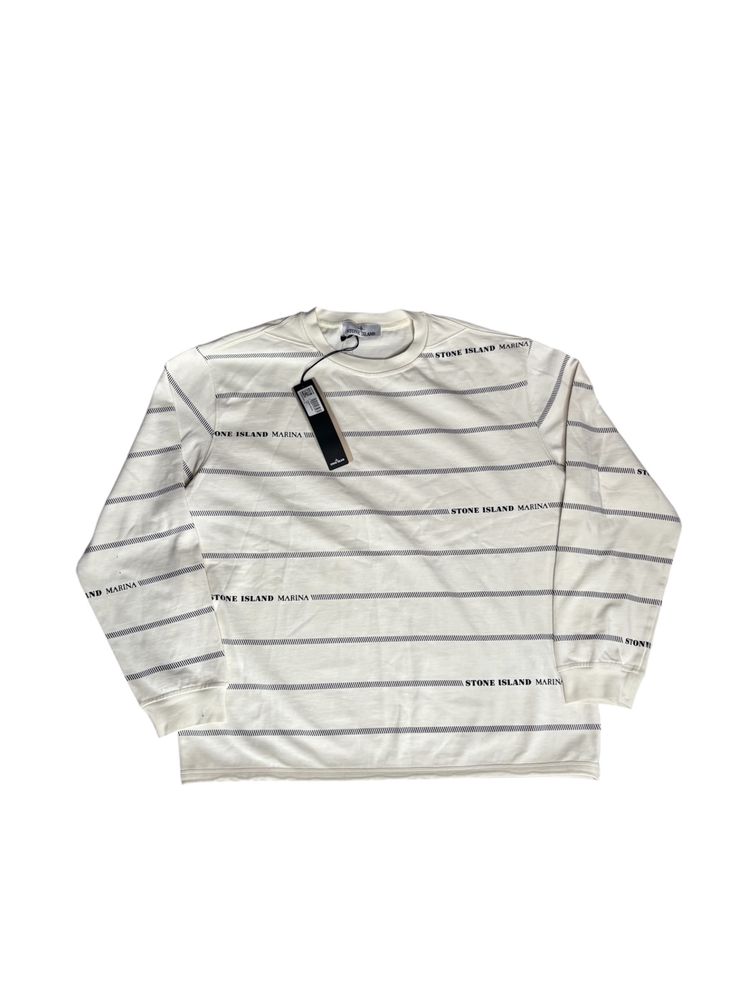 Stone Island Striped Long Sleeve Shirt MARINA